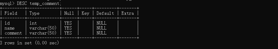 temp_comment temp_comment