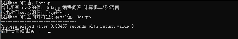 lower_bound()、upper_bound()、equal_range()