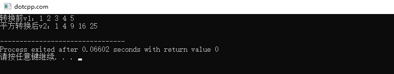 transform()函数 transform()函数