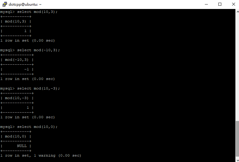 mod()函数 mod()函数