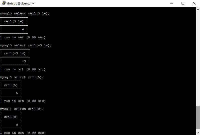 ceil()函数 ceil()函数