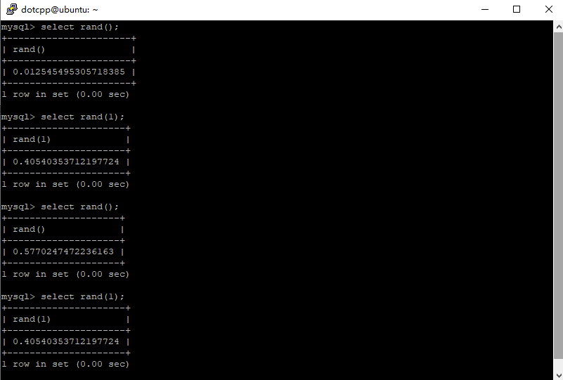 rand()函数 rand()函数