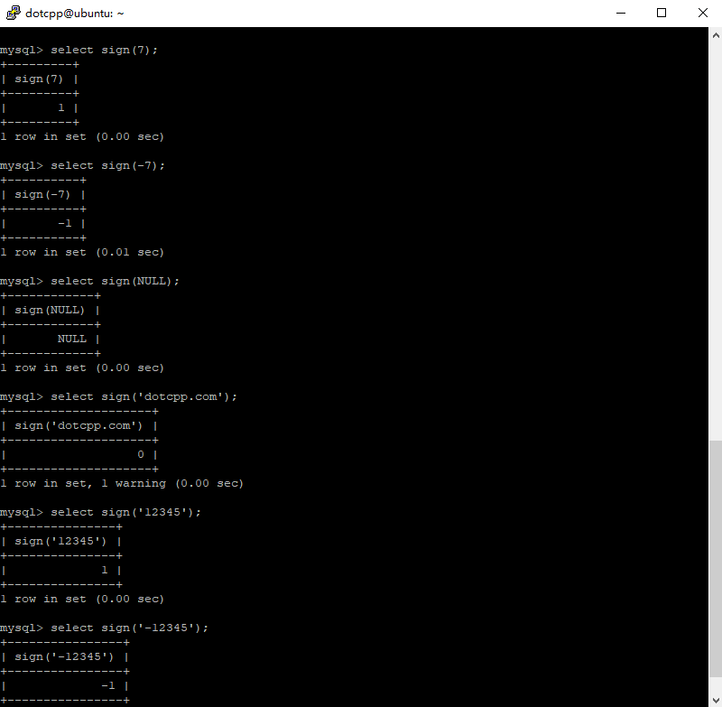 sign()函数 sign()函数