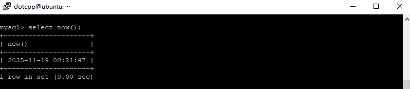 now()函数 now()函数