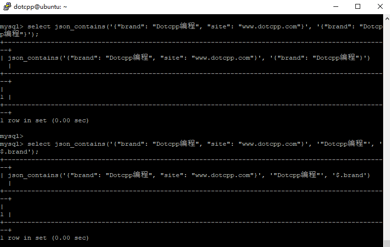 json_contains()函数 json_contains()函数