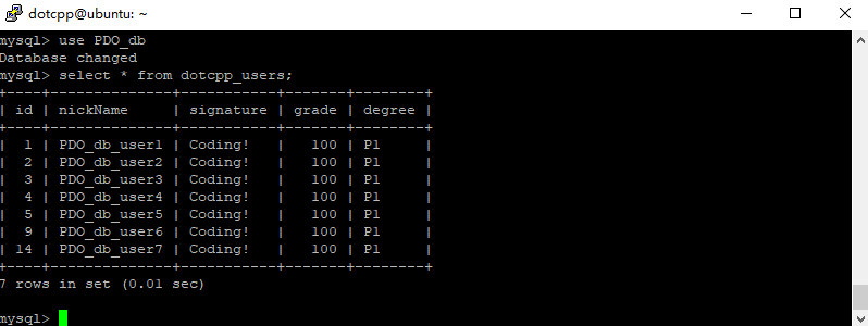 PDO->lastInsertId()函数 PDO->lastInsertId()函数