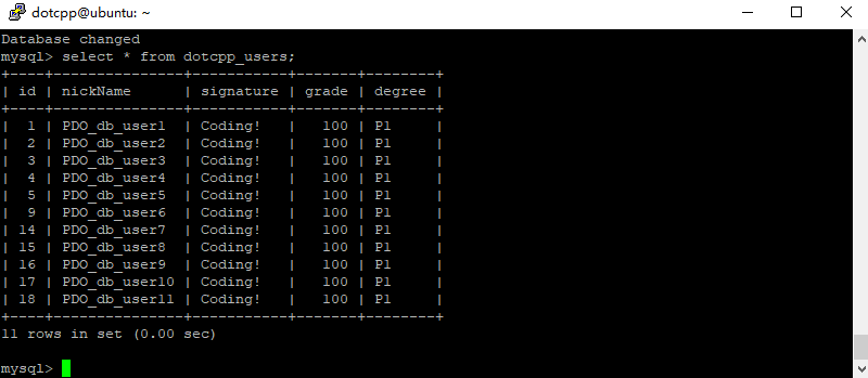 PDO通过预备语句添加数据 PDO通过预备语句添加数据