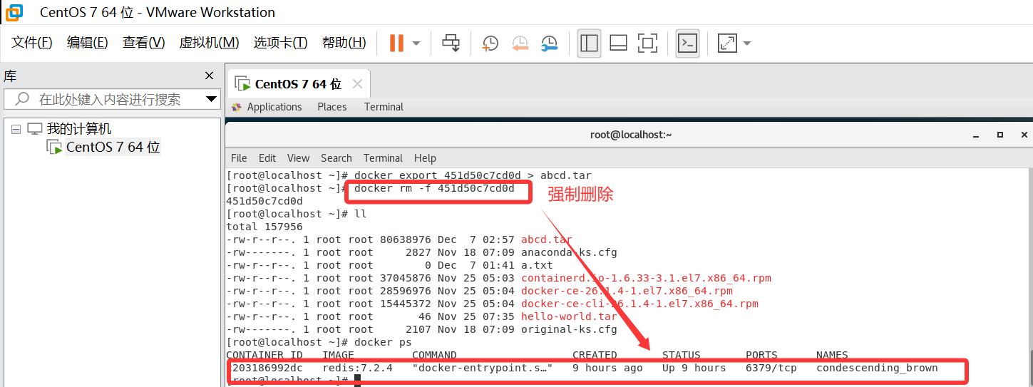 Docker命令之导入导出
