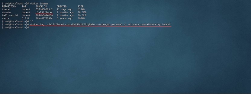 Docker本地镜像发布到阿里云ng