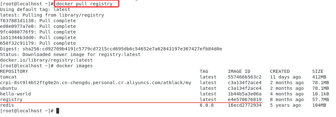 Docker 私有镜像仓库创建