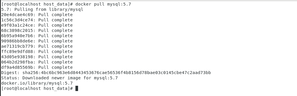 Docker 安装简单版MySQL