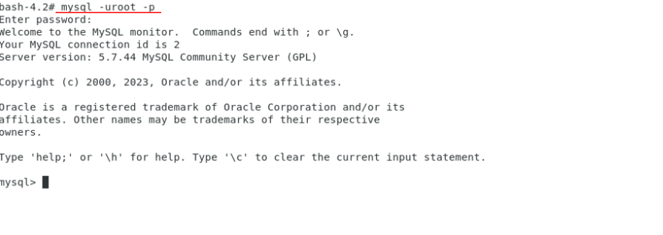 Docker 安装简单版MySQL