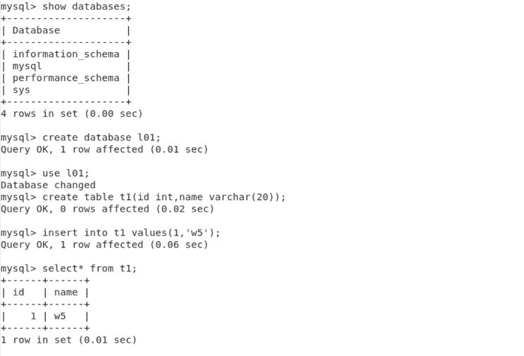 Docker 安装简单版MySQL