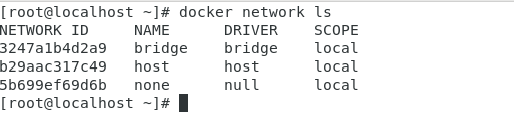 Docker network常用命令详解