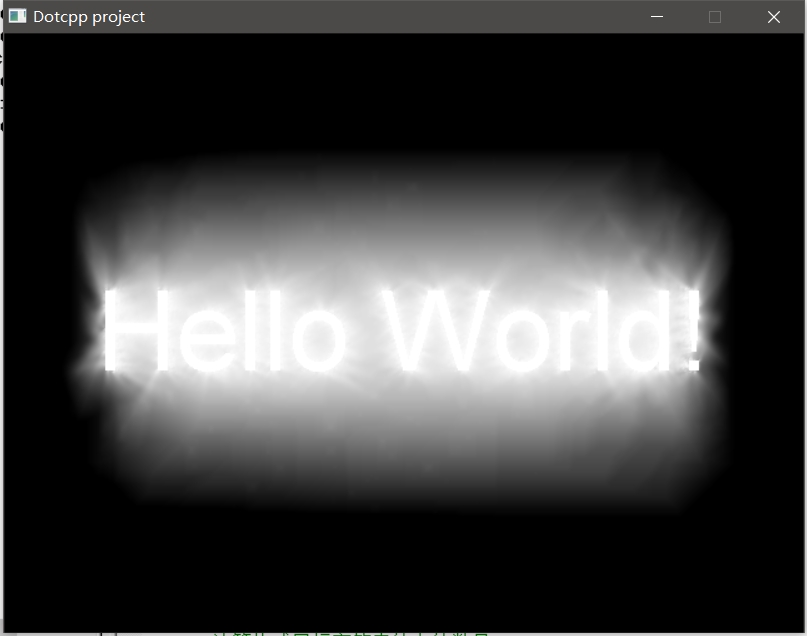 艺术字“HelloWorld！”