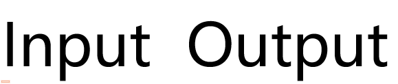 输入输出 输入输出