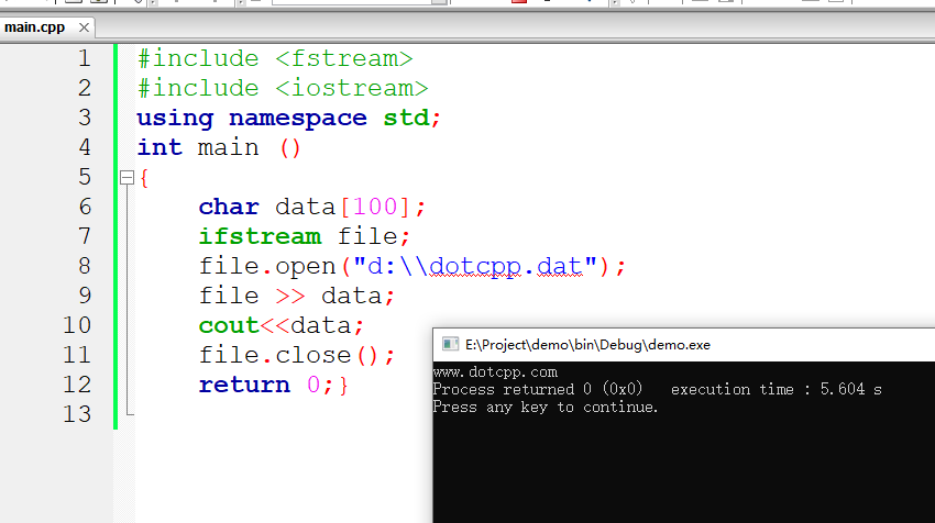 C++读文件操作 C++读文件操作