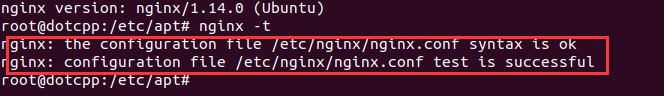 查看nginx配置正确与否