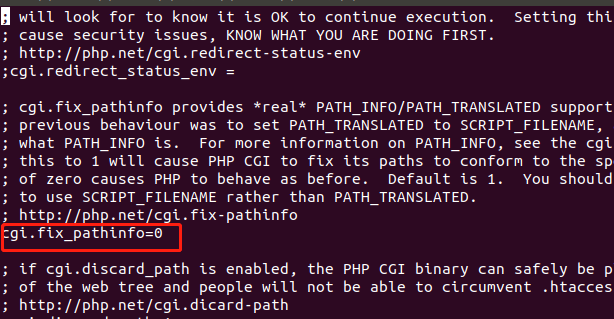 修改php.ini文件