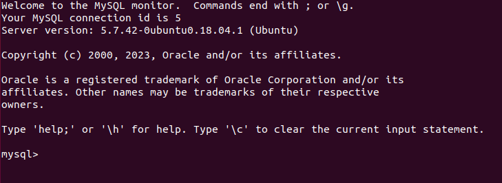 登录Mysql 登录Mysql