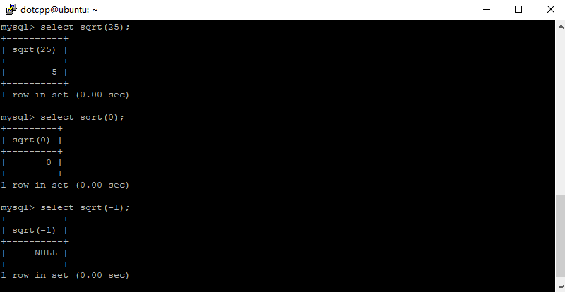 sqrt()函数