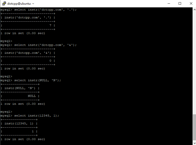 instr()函数 instr()函数