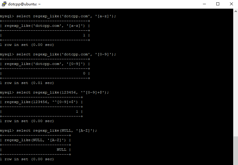 regexp_like()函数 regexp_like()函数