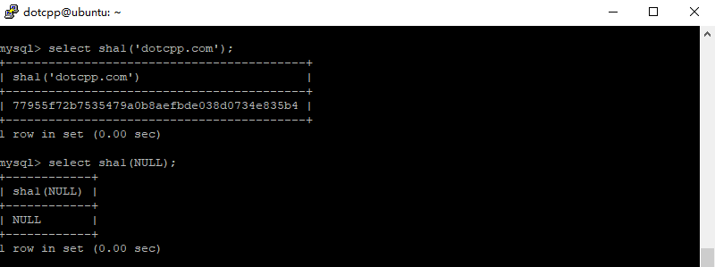 sha1()函数 sha1()函数