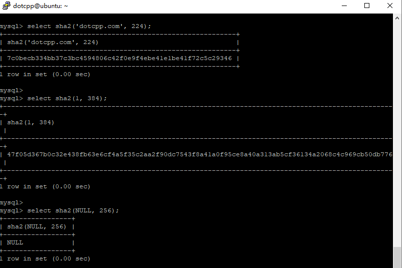 sha2()函数 sha2()函数