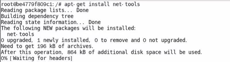 Docker 安装ifconfig
