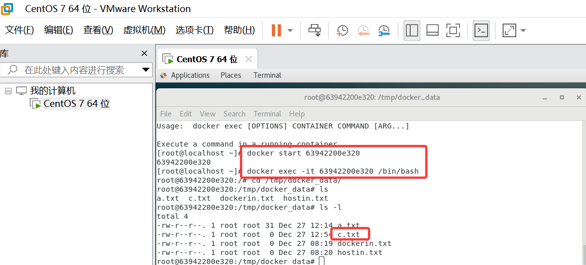 Docker 容器和宿主机之间数据共享