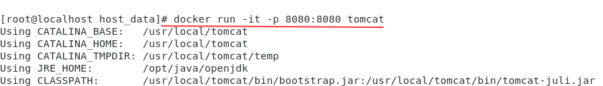 Docker 安装tomcat