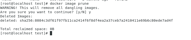 Docker 虚悬镜像的Dockerfile的构建与清理